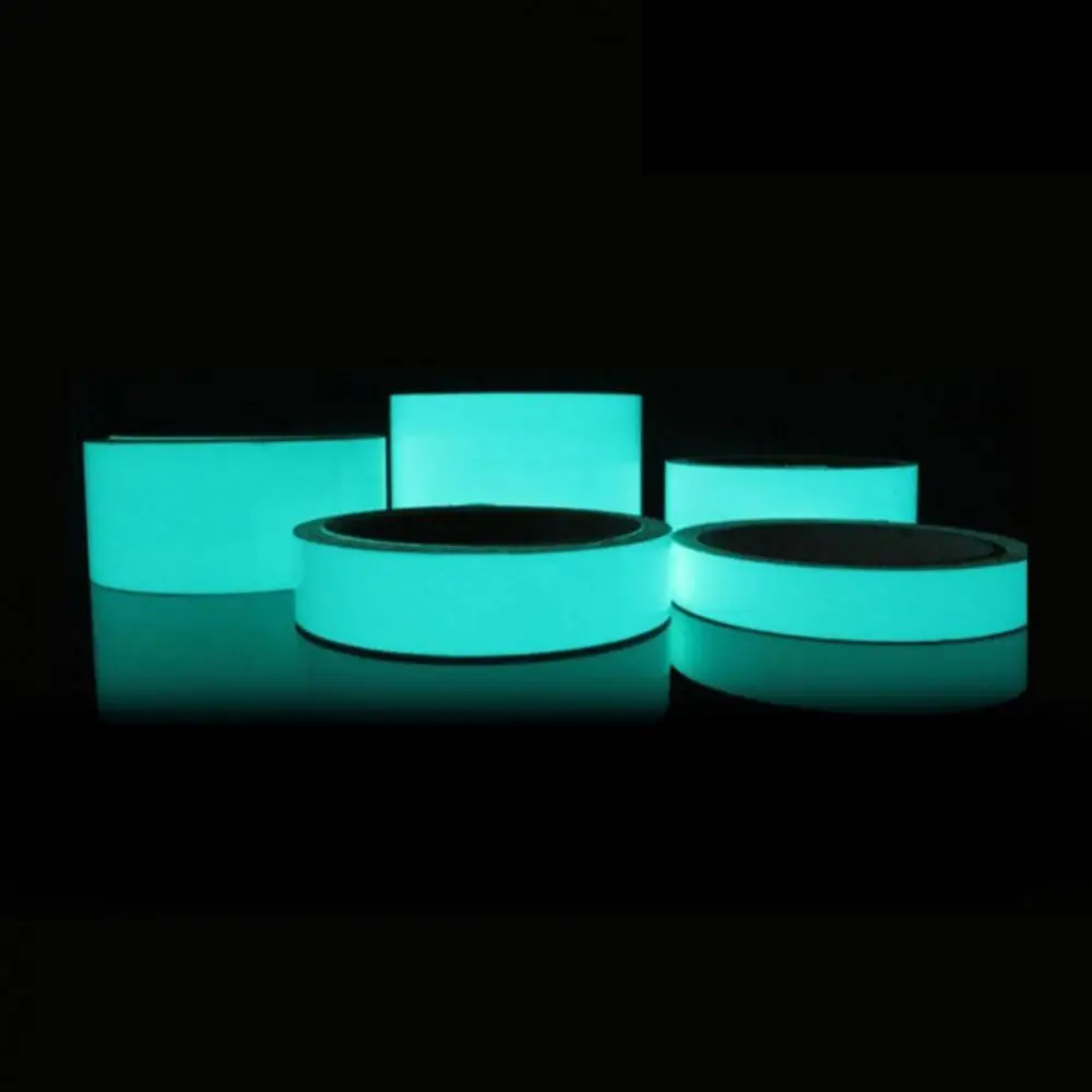 

1m Luminous Tape Reflective Glow Home Decor Tapes Removable Self-adhesive Sticker Fluorescent Glowing Dark Striking Warning Tape