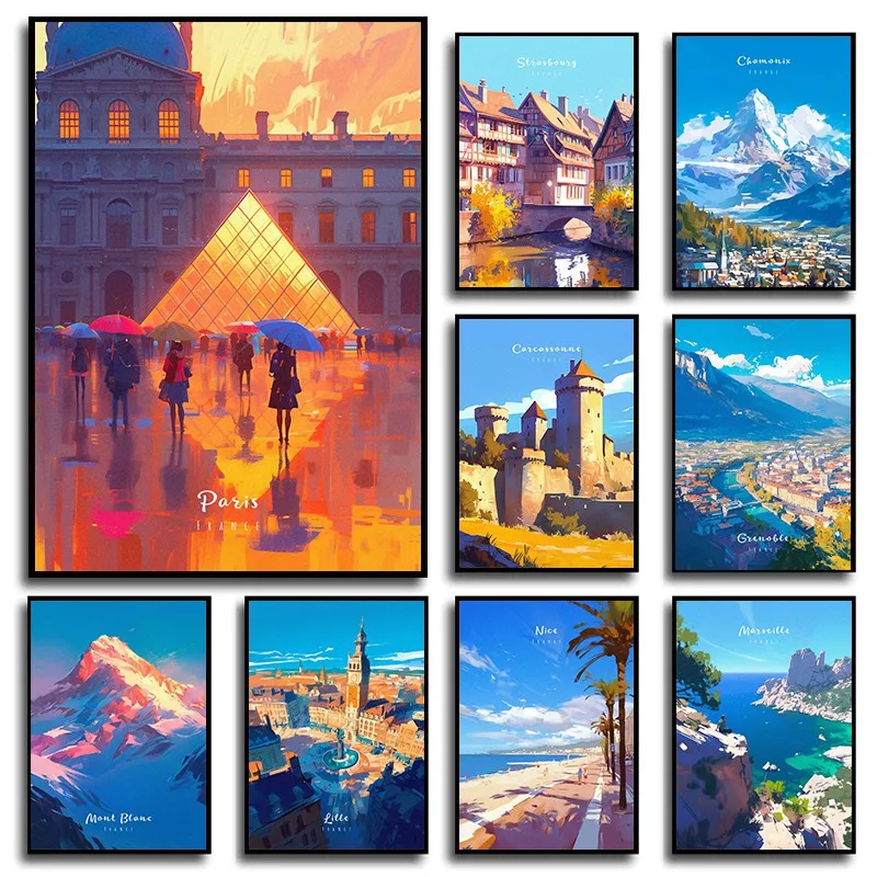 Картина &quotФранцузские пейзажи&quot