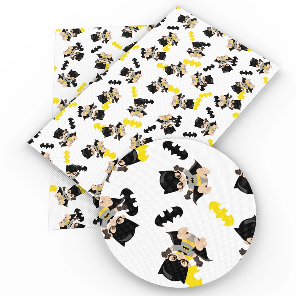 Распродажа ткань из полиэстера/чистого хлопка с принтом летучая мышь Disney Hero для