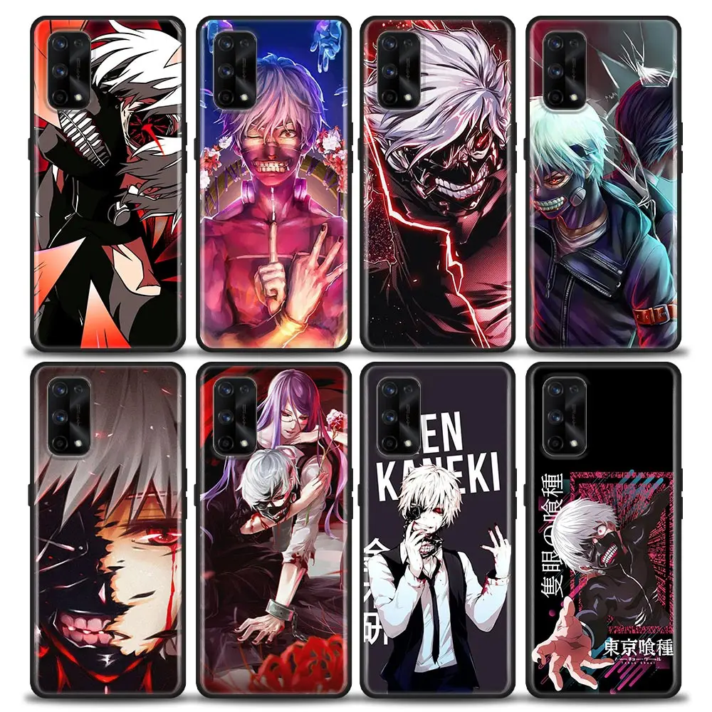 

Anime Tokyo Ghoul Kaneki Ken Funda Coque Phone Case for Realme 5 6 7 7i 8 8i 9i 9 XT GT GT2 C17 Pro 5G SE Master Neo2 Case Capa