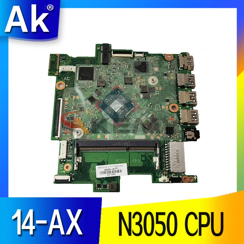 

100% Work For HP Stream 14-ax Motherboard 905306-601 905306-501 905306-001 N3050 CPU built in Da0p9mb16d0 100% fully test