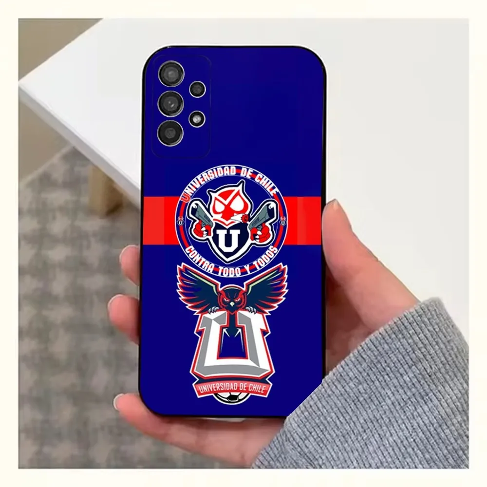 C-Chiles U-Universitys Logo Phone Case For Samsung S25 S24 S23 S22 S20 S21 S10 Ultra Plus Lite FE Soft Silicone Black Cover