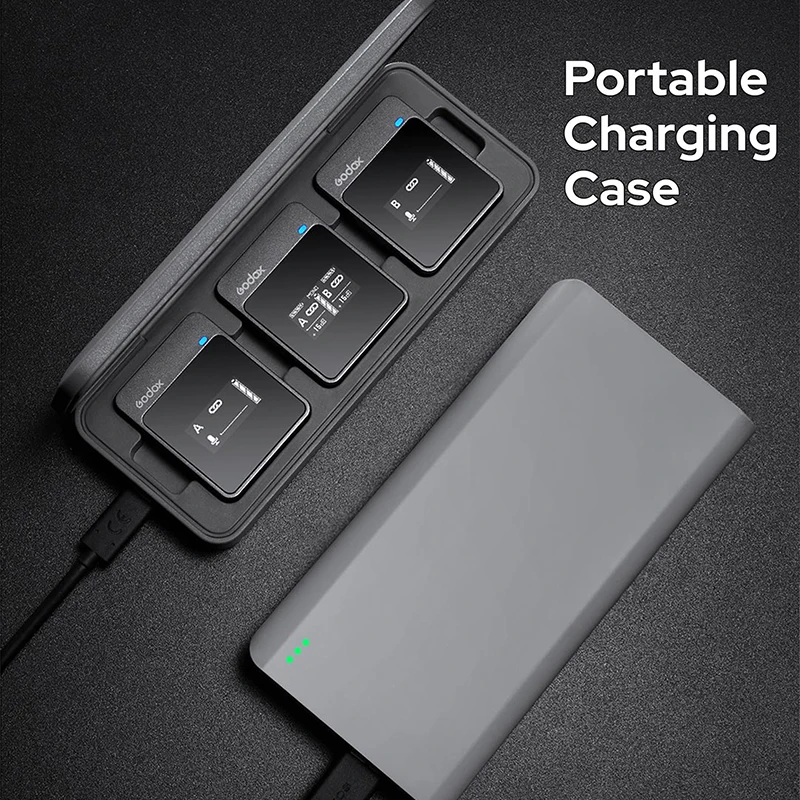 Беспроводной петличный микрофон Godox MoveLink M1 M2 2 4 ГГц для DSLR-камер видеокамер