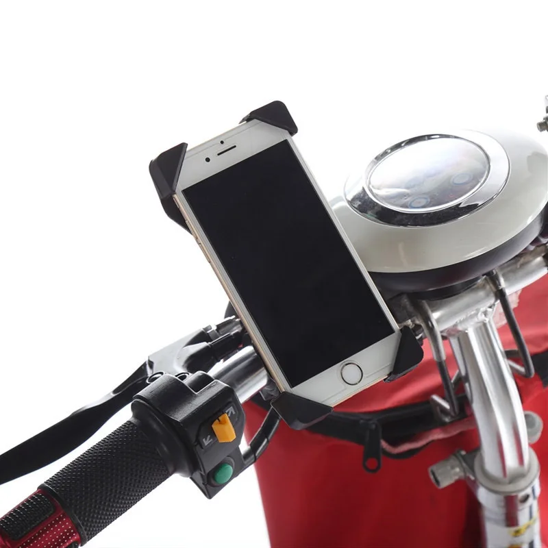 Phone Holder Motorcycle Mobile Cellphone Bike Handlebar Clip Stand GPS Mount Bracket for IPhone Samsung Anti Shake | Мобильные