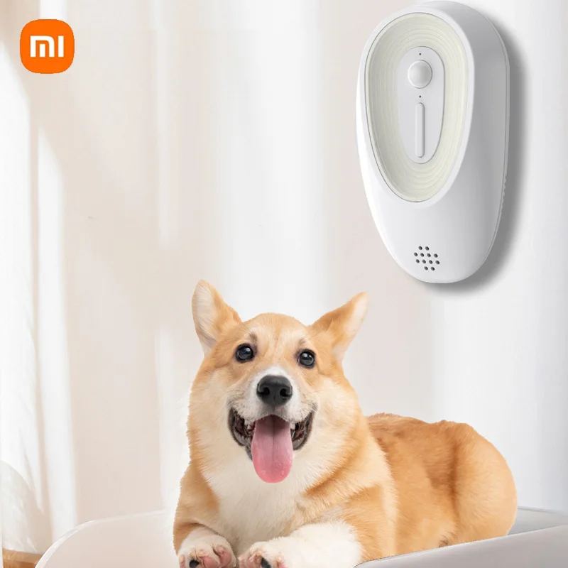 

Xiaomi Inductive Pet Deodorizer Cat Litter Deodorant Toilet Air Purification with Night Light Infrared Flavor Purifier Household
