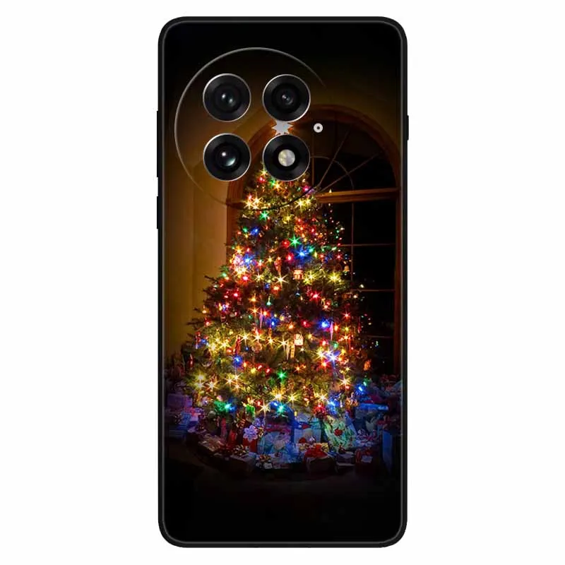 Рождественские чехлы для телефонов Oneplus 13 5G защитный силиконовый роскошный
