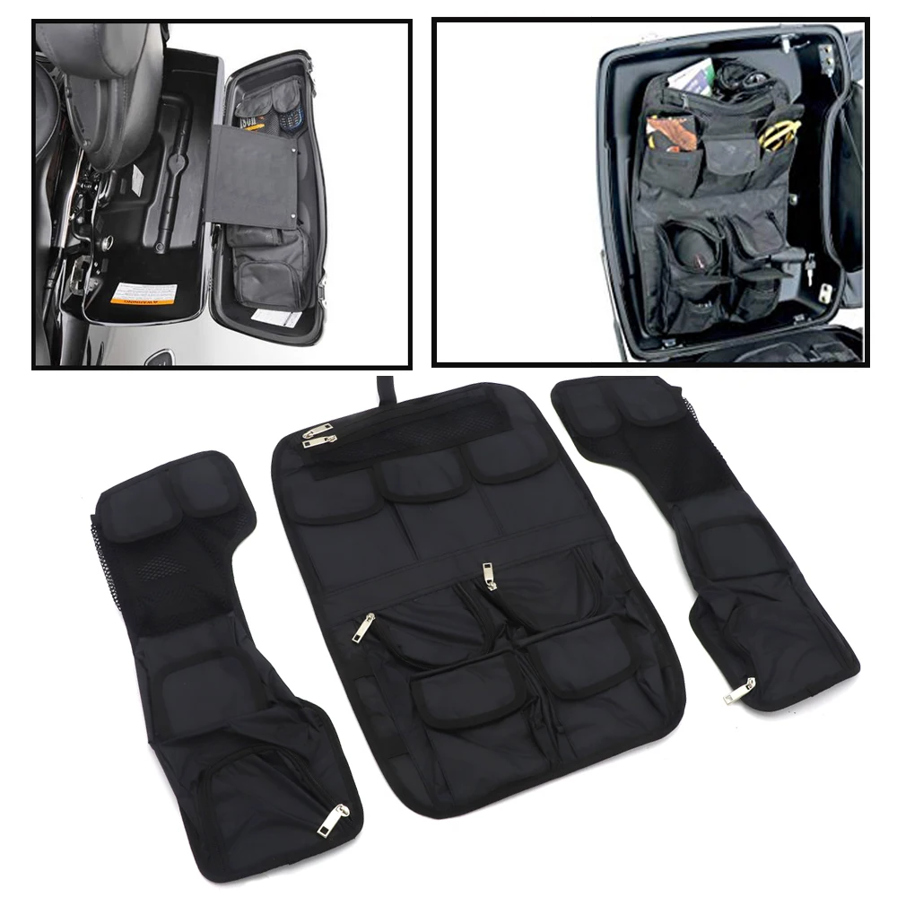 

Седловые жесткие сумки, органайзер для крышек, боковые жесткие сумки для хранения для Harley Touring 1996-2013, аксессуары для мотоциклов