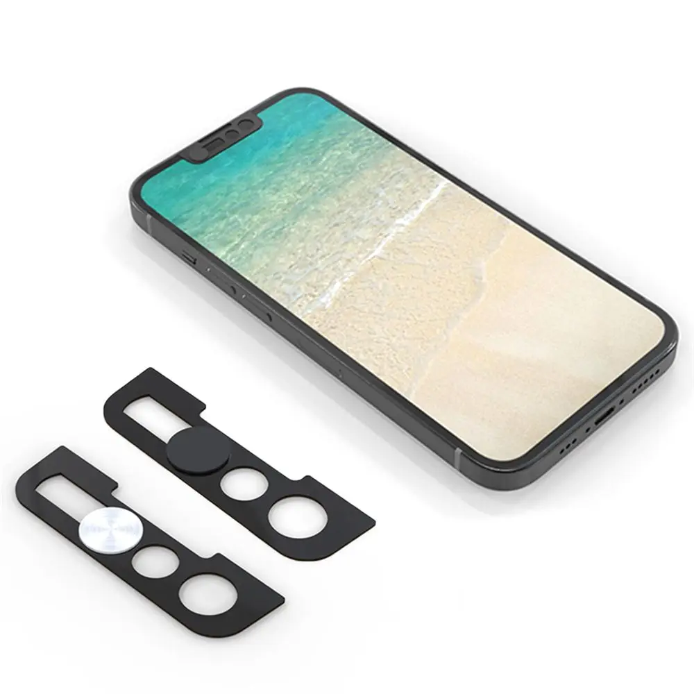 1 Pc/3Pcs  Accessories Antispy Phone Lens Privacy Cap Front Camera Slider Webcam Cover Lens Sticker For iPhone 13 ProMax Mini