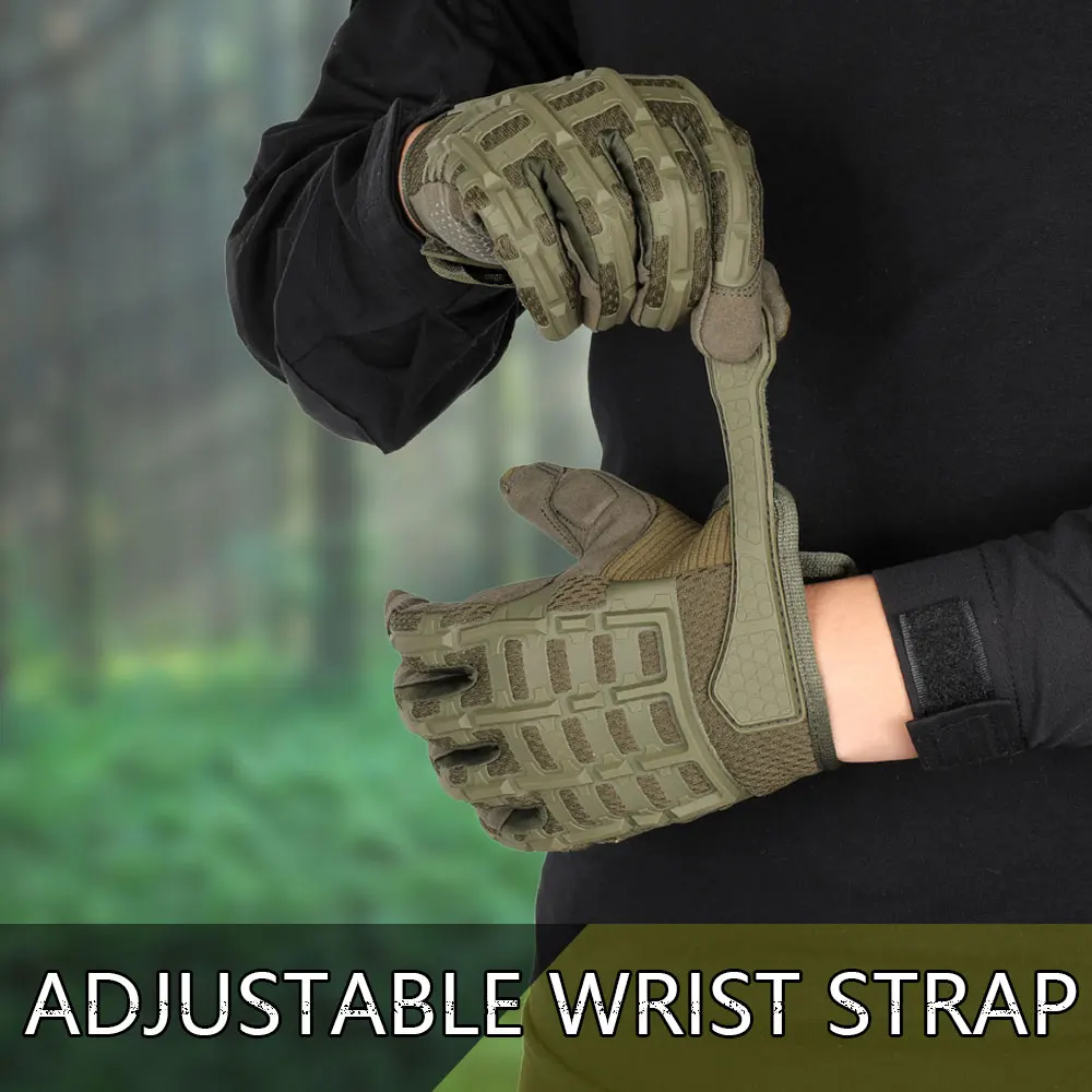 Outdoor Sports Tactical Gloves Full Finger Long Camo Glove Army Military Anti-skip Gear Airsoft Biking Shooting Paintball Men