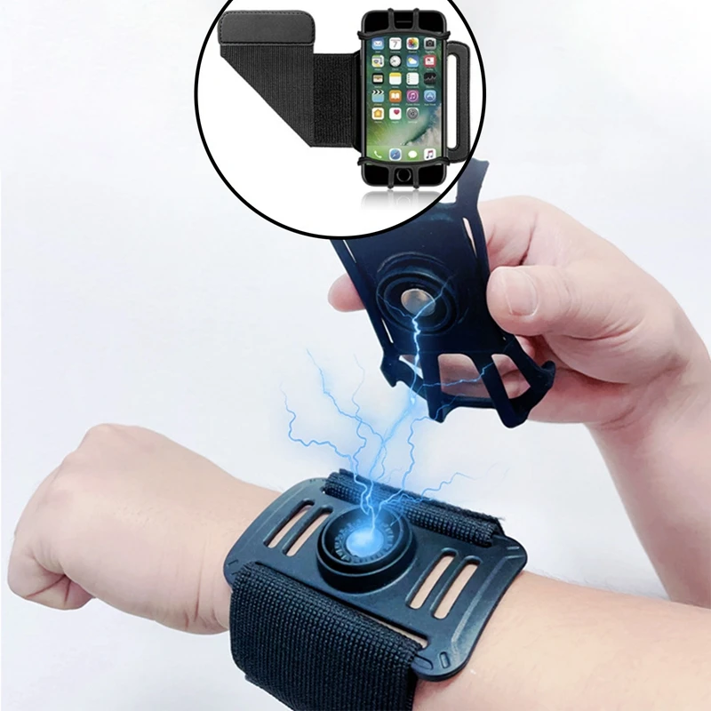 Нарукавник для бега велоспорта держатель сотового телефона защита от пота