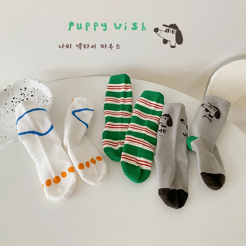 

MILANCEL 2023 весенние детские носки полосатые носки для мальчиков 3 пары много детских носков