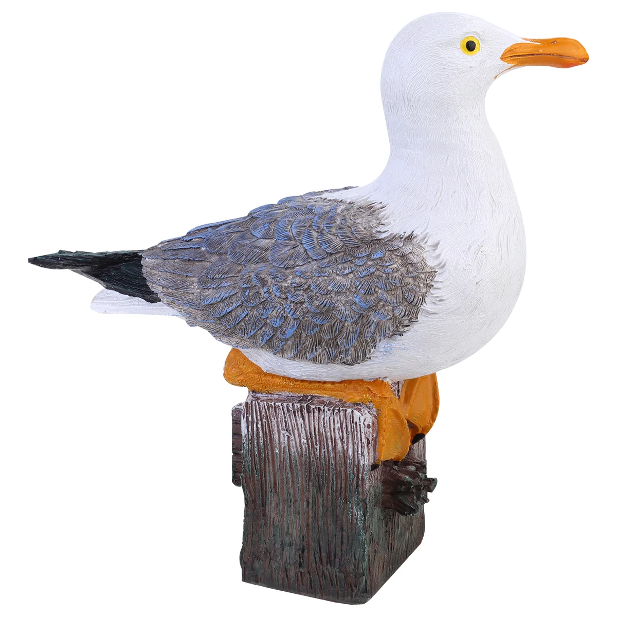 

Seagull Statue Figurine Bird Resin Figurines Nautical Figure Decor Table Mini Animal Beach Decoration Sea Garden Coastal