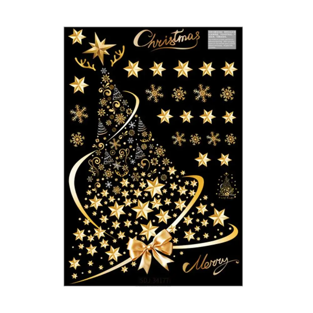 

Рождественские наклейки на окна