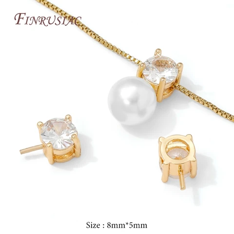 Позолоченные латунные бейлы FINRUSIAC 6 штук