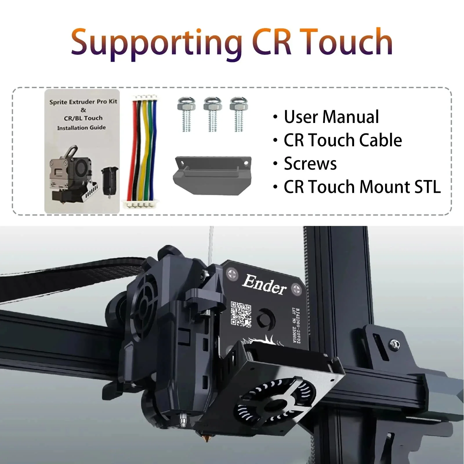 CREALITY Sprite Extruder Pro Kit Metal Dual 3.5:1 Gear Feeding Design Детали для обновления 3D-принтера для Ender-3 S1 CR-10 Smart Pro (art.: 3920d0a19d9d8) - 3920d0a19d9d8