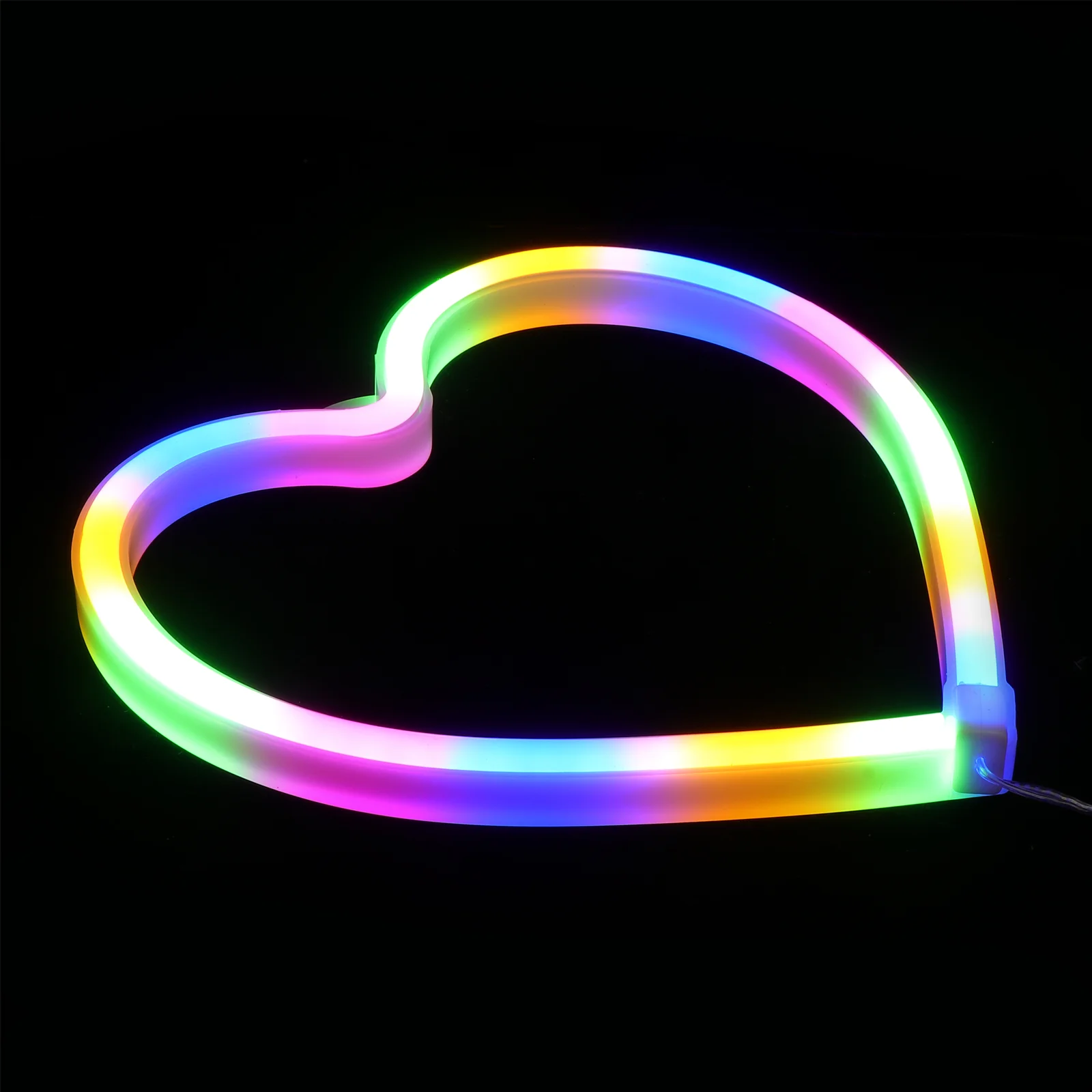 

Неоновая модель в форме сердца для вечерние ринки, фестиваля, свадьбы, 1 шт.