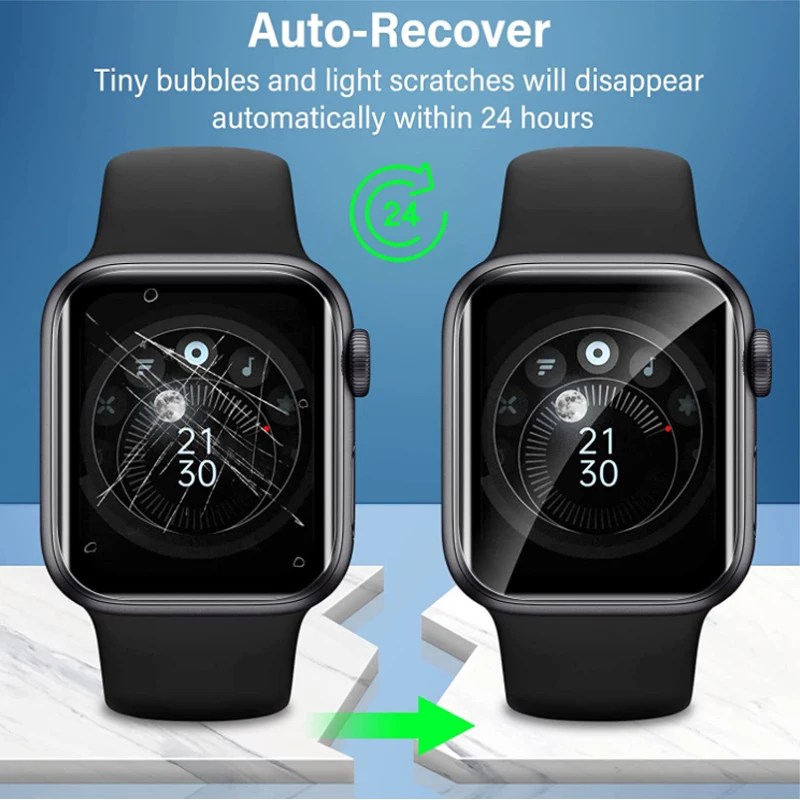 Screen Protector for Apple Watch Film Ultra 8 7 6 SE 5 4 3 45mm 41mm 40 44mm 49mm 38 42mm Flexible Soft iWatch iWatch Protector