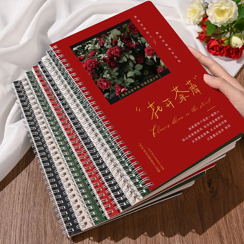 

Книга на катушке b5, высококачественная записная книжка, тетрадь для студента, книга с неправильными вопросами, рабочая тетрадь с горизонтал...
