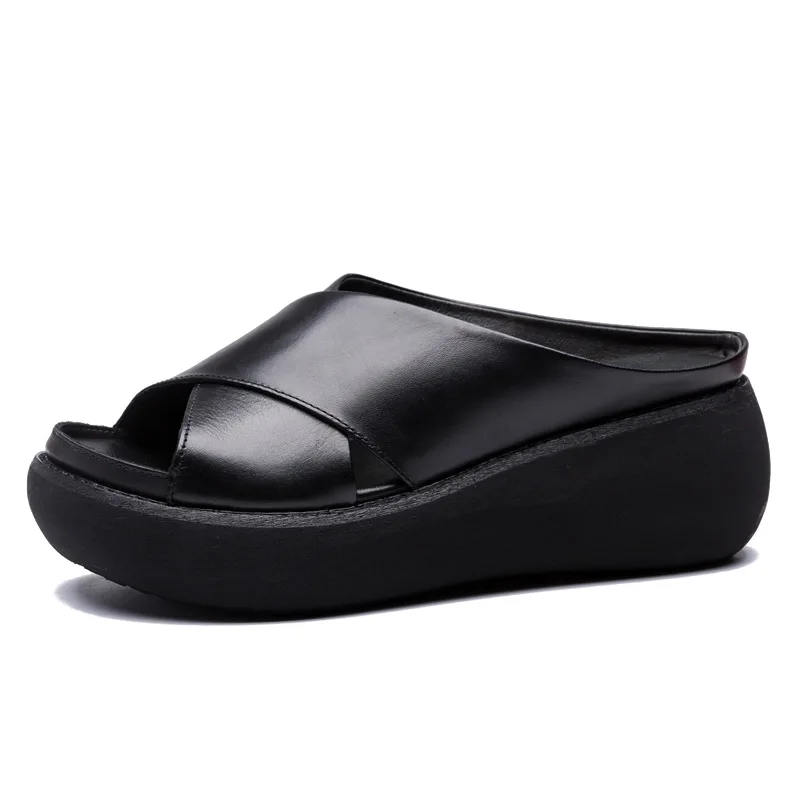 Wiggen Schoenen Vrouw Zomer Sandalen Strand Slippers Nieuwe Platform  Sandalias Mujer Wedge Hakken Sandalen | АлиЭкспресс