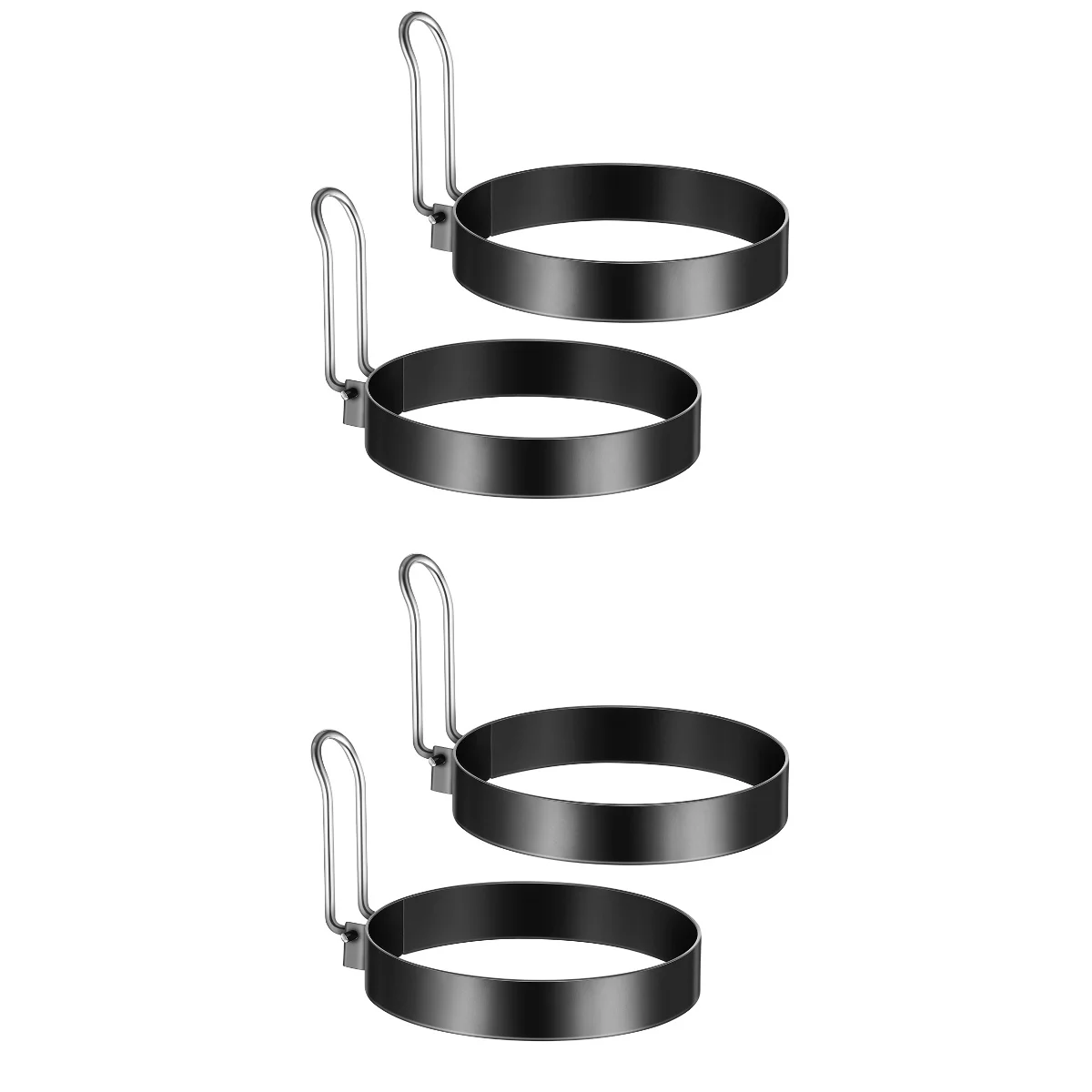 

Set 2 Stainless Frying Pan Egg Shapers Frying Mold Egg Shaper Frying Pan Egg Circle Kitchen Tools Child