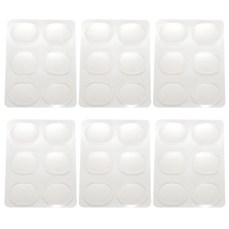 

36 Pieces Drum Damper Gel Pads Silicone Drums Silencer For Drums Tone Control-Clear