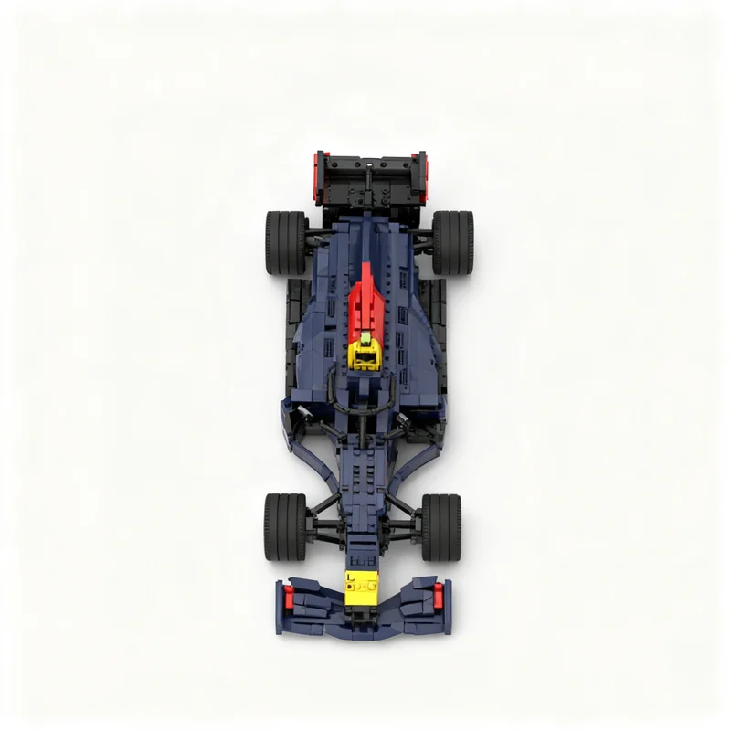 2466 деталей MOC Racing Hondaed F1 RB16B, детализированная версия, масштаб 1:8, техническая модель, конструктор, игрушка, рождественские подарки, архитектура. (art.: 3920dcd0f5360) - 3920dcd0f5360