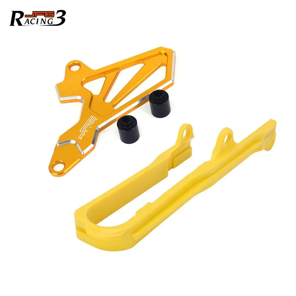 

Motorcycle Chain Slider Guide Swingarm And Billet Front Chain Sprocket Guard Fit For SUZUKI DRZ400S 2000-2018