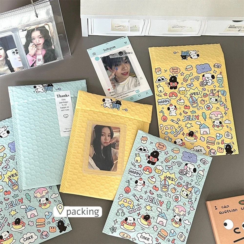 10 шт. корейский INS милый счастливый щенок пузырьковая почтовая программа милые