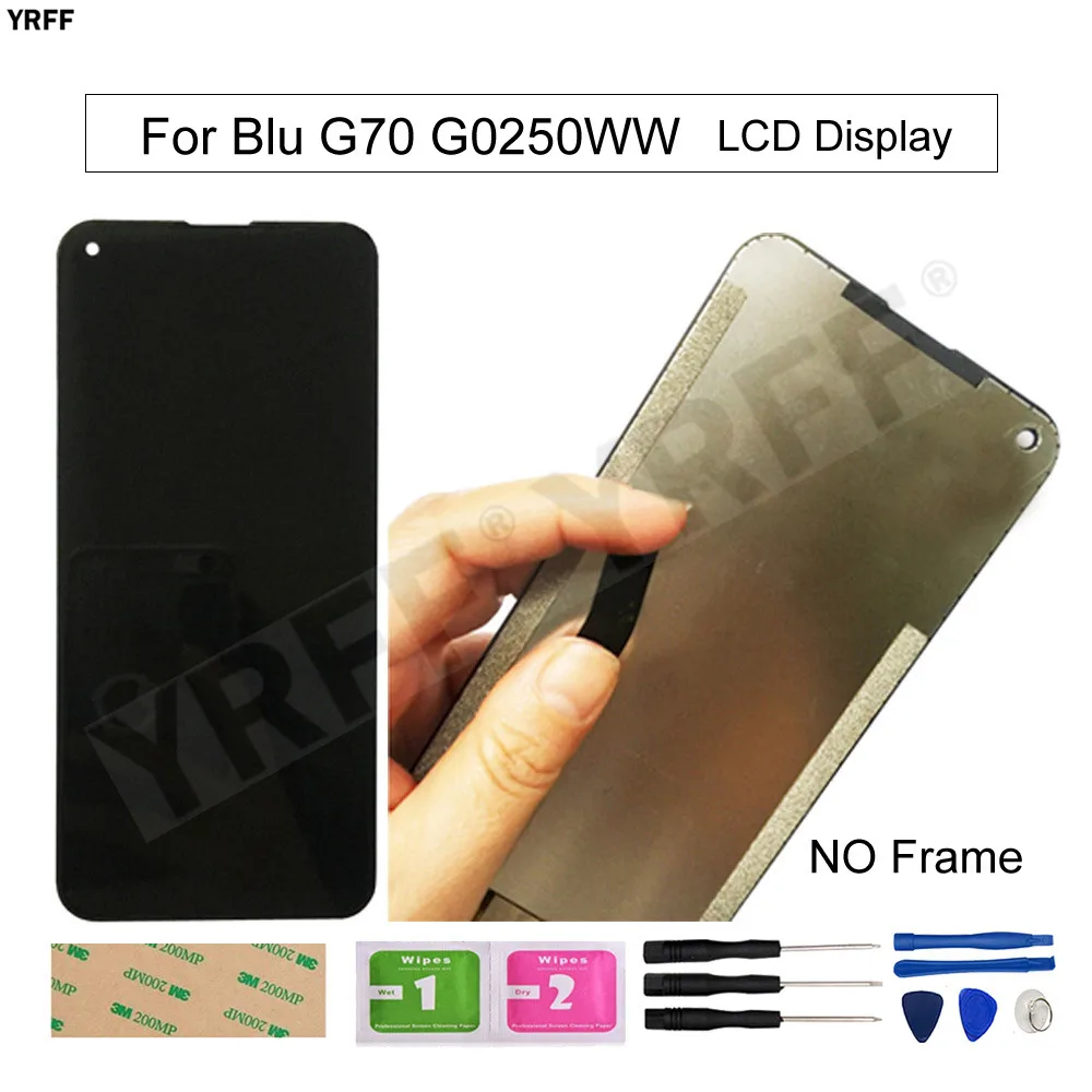 

6.35'' Mobile Phone Repair Touch Screen Digitizer For Blu G70 G0250WW LCD Display Screens Glass Panel Sensor Tools 3M Glue