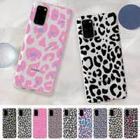 fhnblj fashion leopard phone case for samsung a 10 20 30 50s 70 51 52 71 4g 12 31 21 31 s 20 21 plus ultra