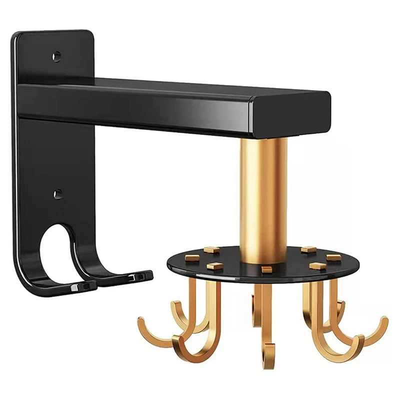 

Rotating Wall Hooks are Used to Hang Heavy-Duty Space-Saving Suspension Appliance Brackets