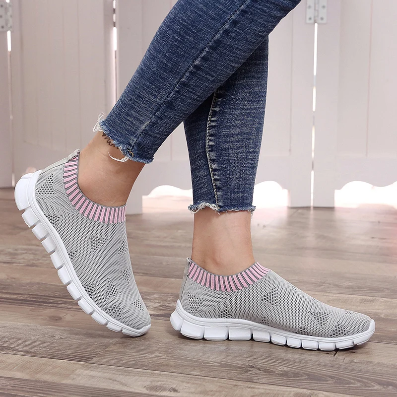 Women's Luxury Flat Shoes Sports Comfortable Shoe Platform Woman Flats Elegant Low Heel Ballet Moccasins Spring 2023 Running
