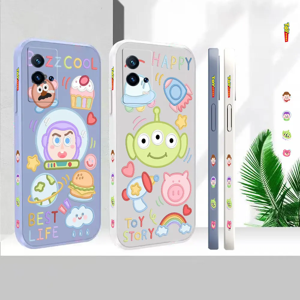 

Liquid Silicone Phone Case For VIVO IQOO 11 10 9 8 7 5 Z7 Z6 Z5 Z3 Neo 7 6 5 5S 3 Colour Toy Story Anime Cover Fundas Cqoue Capa