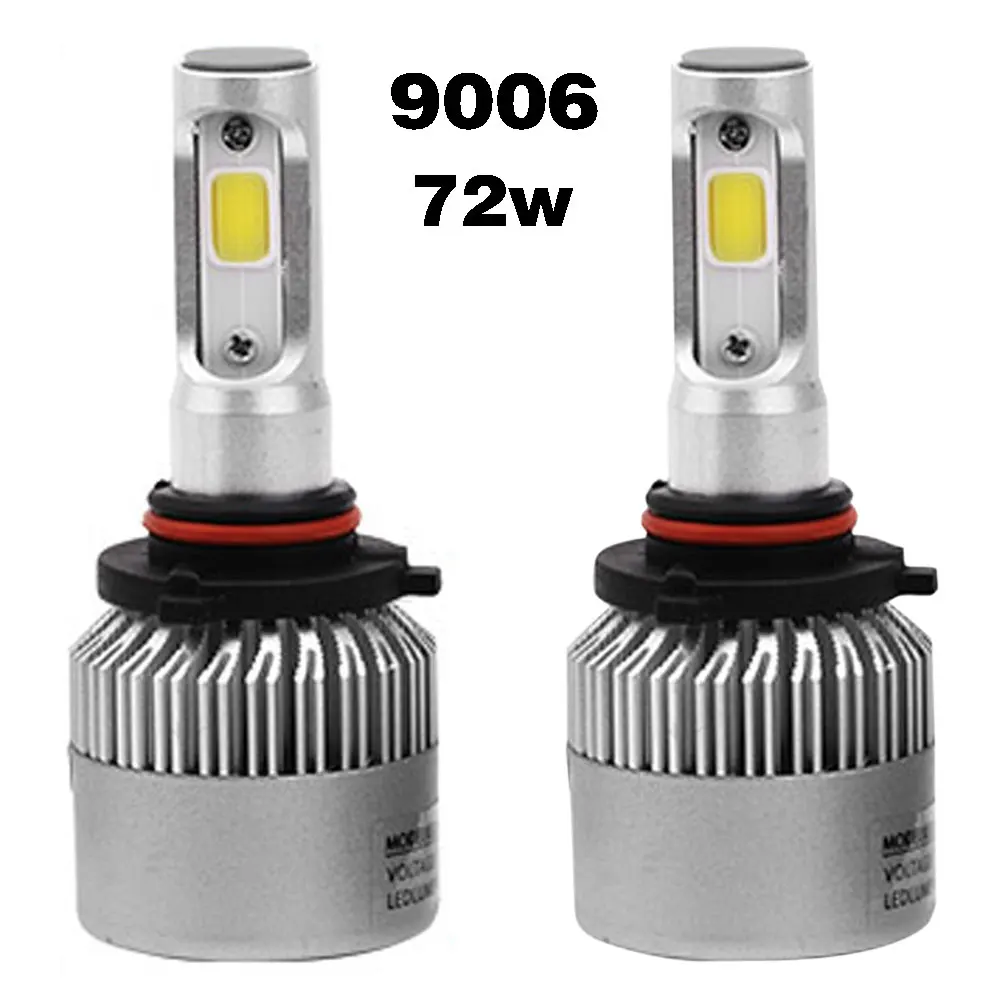 

2pcs 8000LM 72W LED Bulb COB H1 H3 H4 H7 H8 H11 9005 9006 LED Car Headlight Bulb 6500K Fog Light Headlamp Lamp Bulbs DC 9-32V