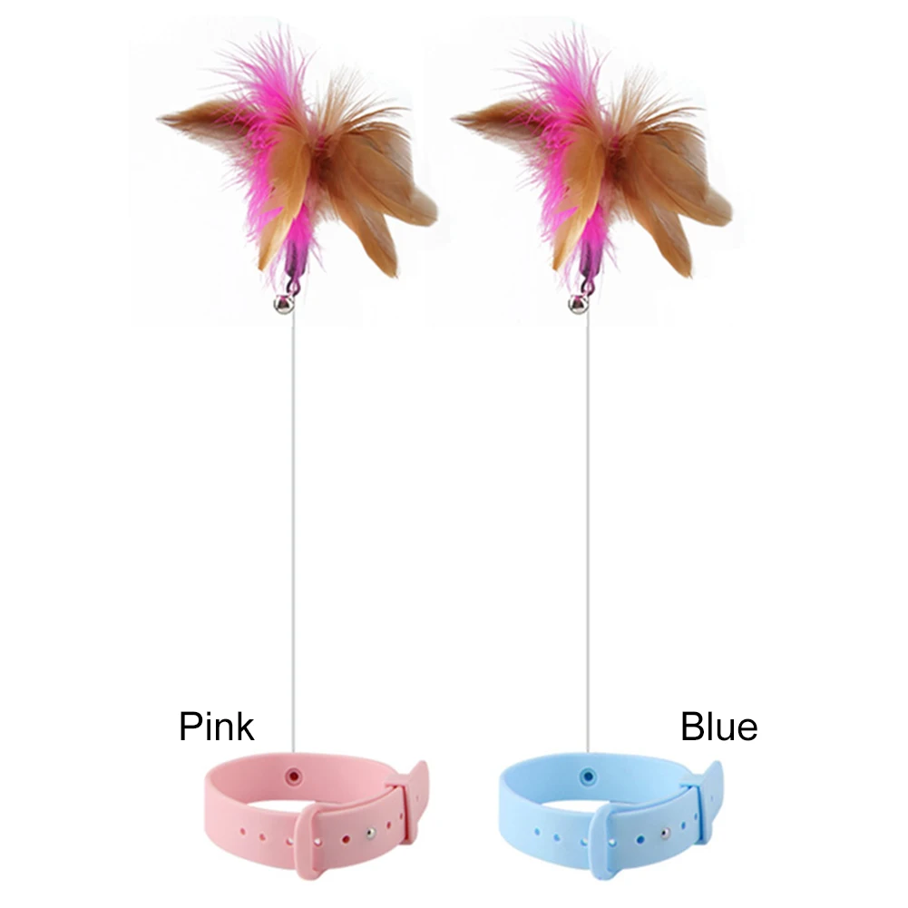 Интерактивная Силиконовая Игрушка С Перьями Для Кошек Забавная Искусственная