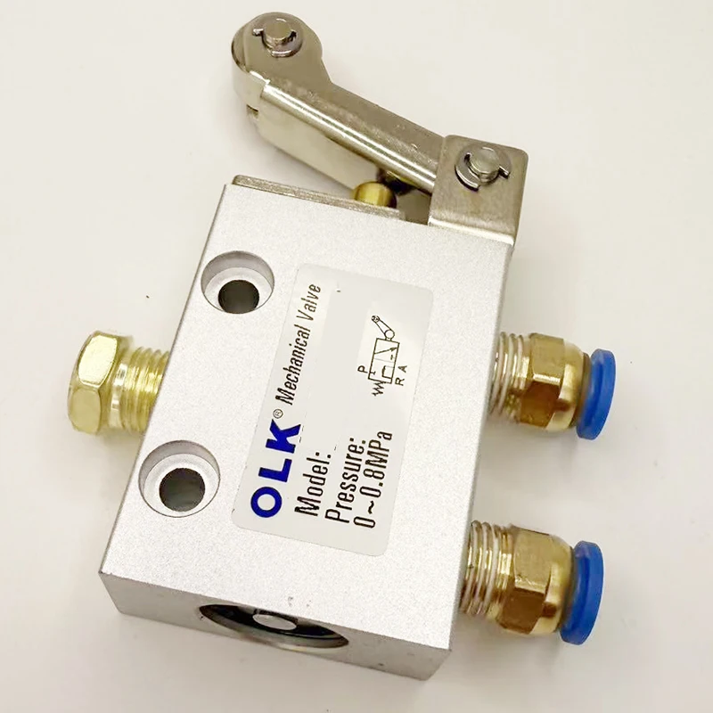 

Пневматический клапан OLK K23JC3-L6-8 двухпозиционный трехходовой ZBJ-01DF переключатель хода машины для бумажных стаканчиков K23RC-06