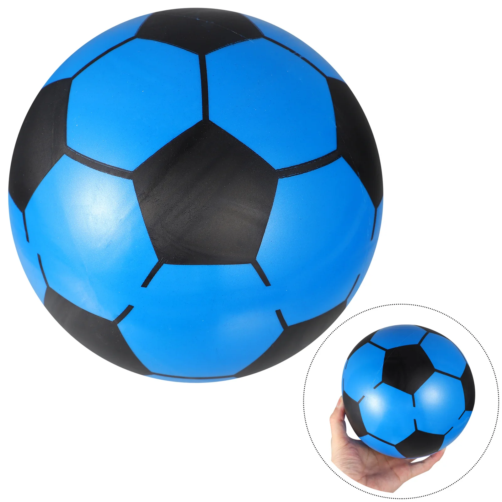 

6 Pcs Kids Football Toy PVC Soccer Balls Outdoor Toys Pat The Colorful Inflatable Plastic Child Summer