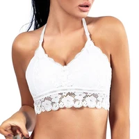 women top vest sleep bra wireless bras vest bra push up laciness wire free hollow out women bra female bras bras sleep top tank