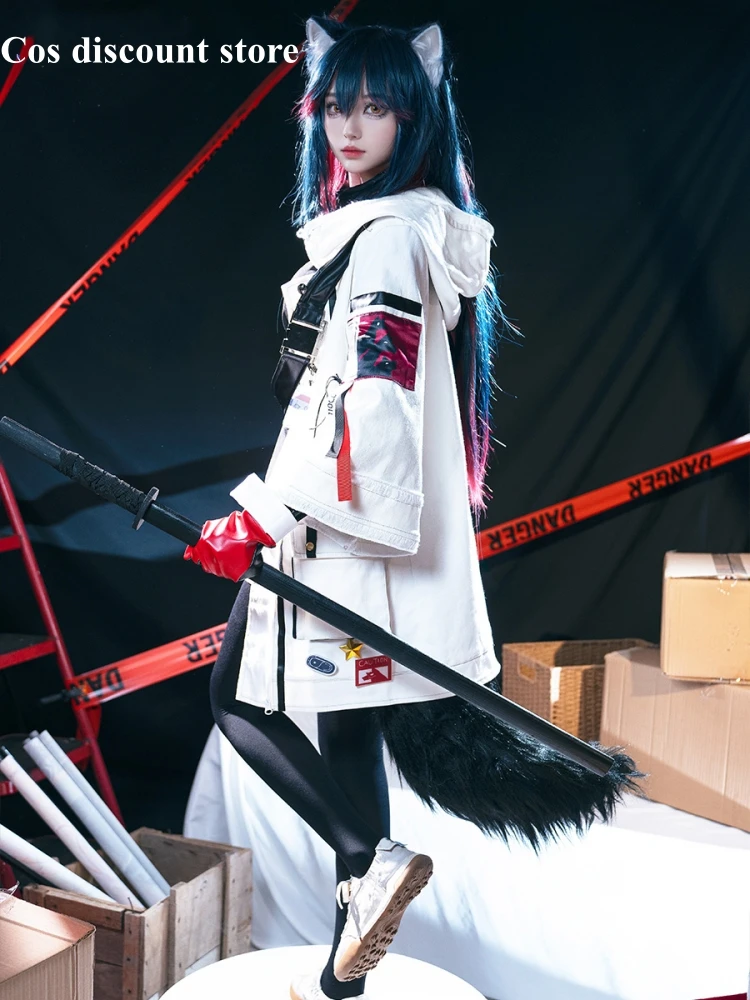 Техасский косплей Arknights игровой костюм аниме женская мода повседневный наряд