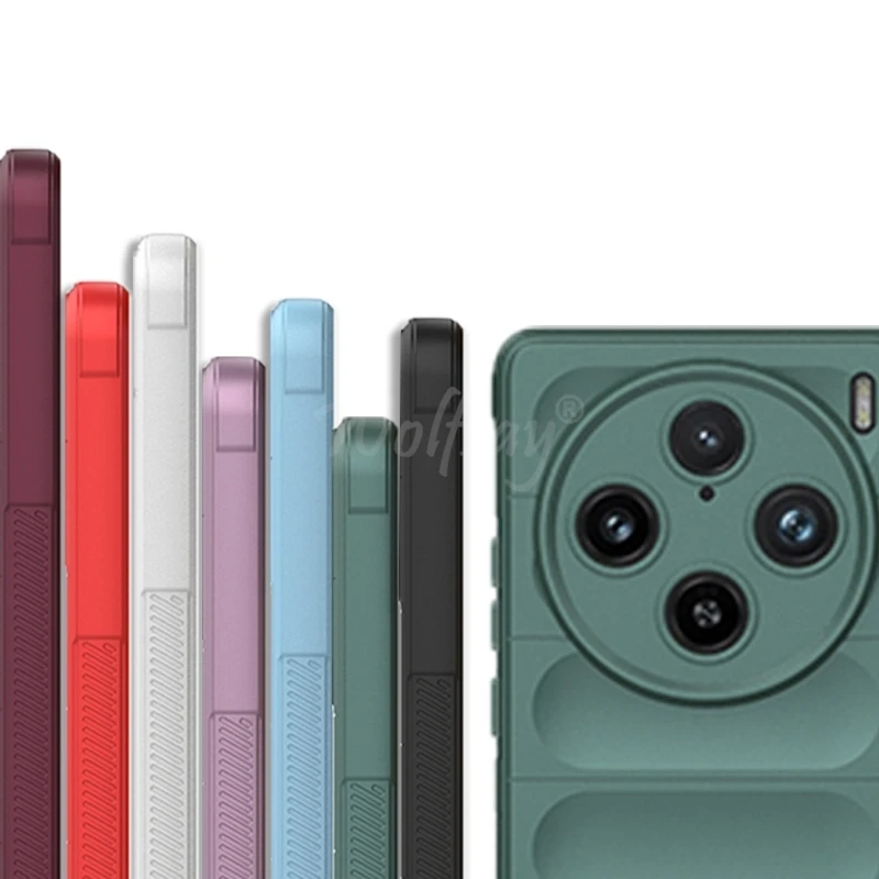 Противоударный резиновый чехол для телефона vivo X100 Pro