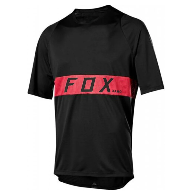 

Fox xamo Jersey short sleeve cross country motorcycle downhill Jersey Shirt mountain bike moto costume MX summer MTB T-shirt