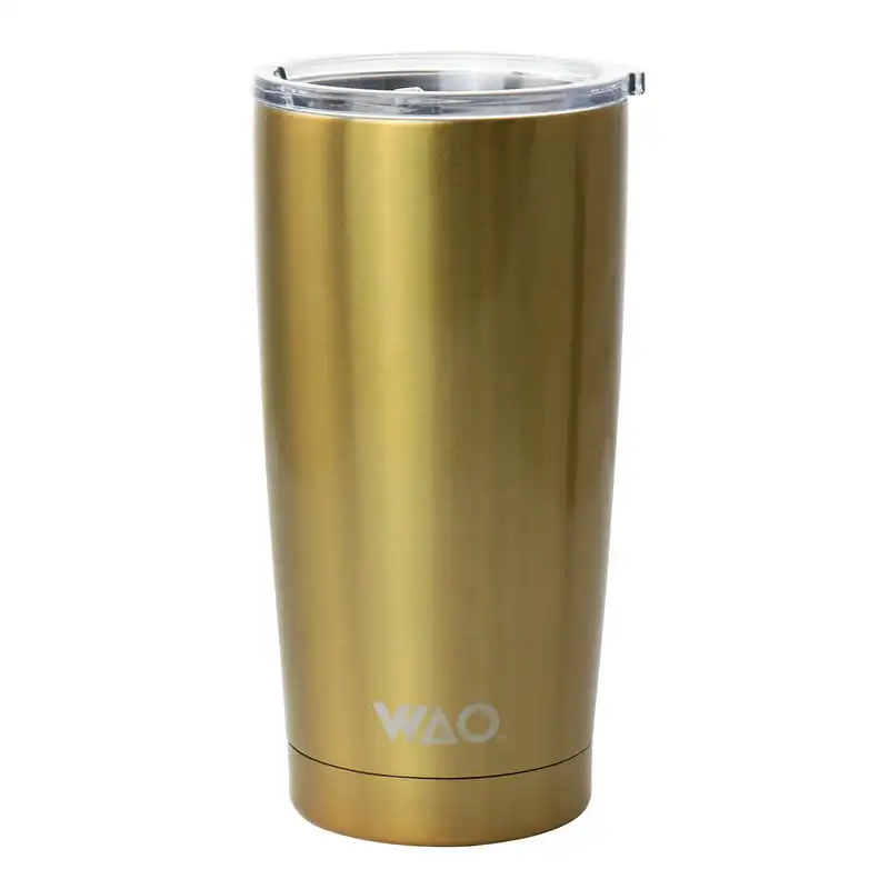 

"Luxurious 18oz Dark Gold Acrylic Lid Cold/Hot Thermal Insulated Tumbler - Experience Luxurious and Enjoyable Refreshment All Da