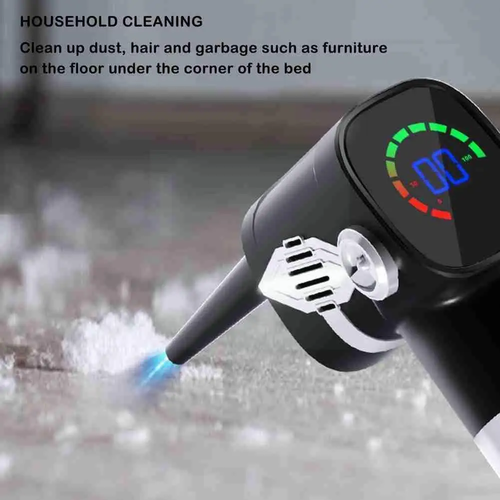 

Cordless Air Duster Blower For Computer Multi-use Portable Compressed Air Cans Electric Air Duster Cleaner Pc Laptop Keyboa I5g9