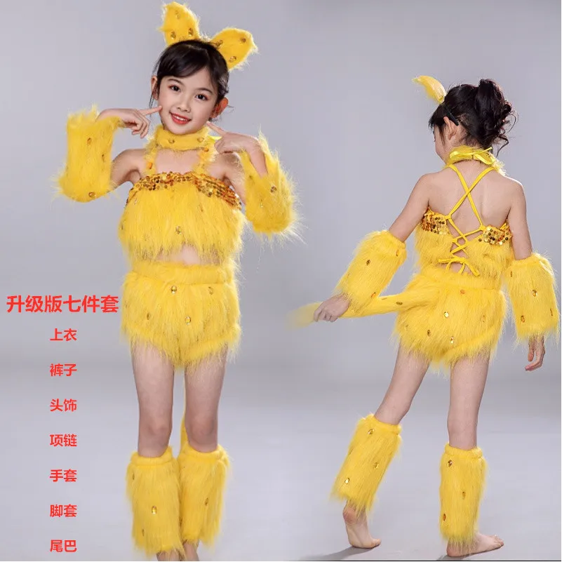 

white cat cosplay for girls sexy cat girl cosplay costumes fox girl cosplay animal dance costumes for children halloween cosplay