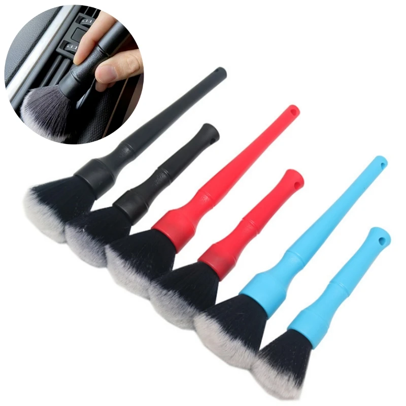 

Car Detailing Brush Car Air Outlet Air Conditioner Dust Remove Tools Ultra-Soft Cleaning Brush Auto Interior Washing Accessories