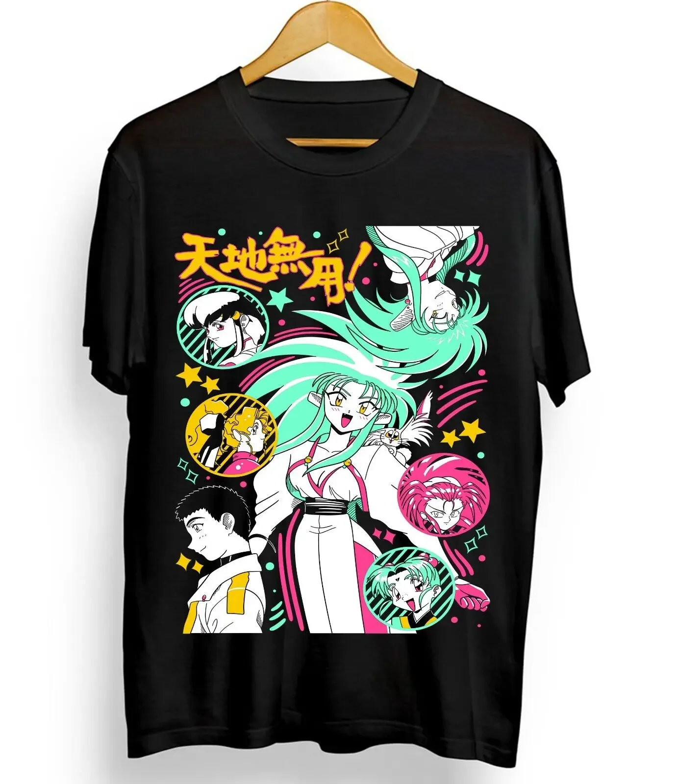 Tenchi Muyou In Love Футболка Японская анимация Комикс Аниме Манга Рубашка Все размеры