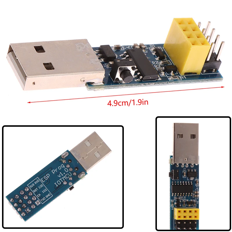 1 шт., 340C USB в ESP8266 ESP-01 WIFI модуль, загрузчик, отладчик, программатор, адаптер для Arduino
