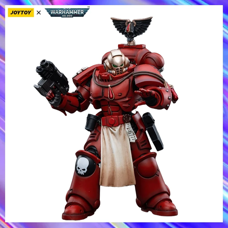 Фото В наличии: Фигурка JOYTOY WARHAMMER 40K Blood Angels Veteran Vigna, масштаб 1/18, модель, игрушка, подарок, коллекционный предмет, украшение №3