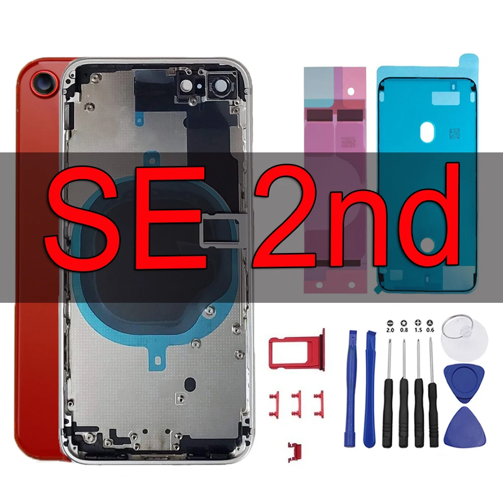 

Оригинальное качество для iPhone SE 2020 сменный корпус, задняя крышка аккумулятора для iPhone SE 2-е шасси