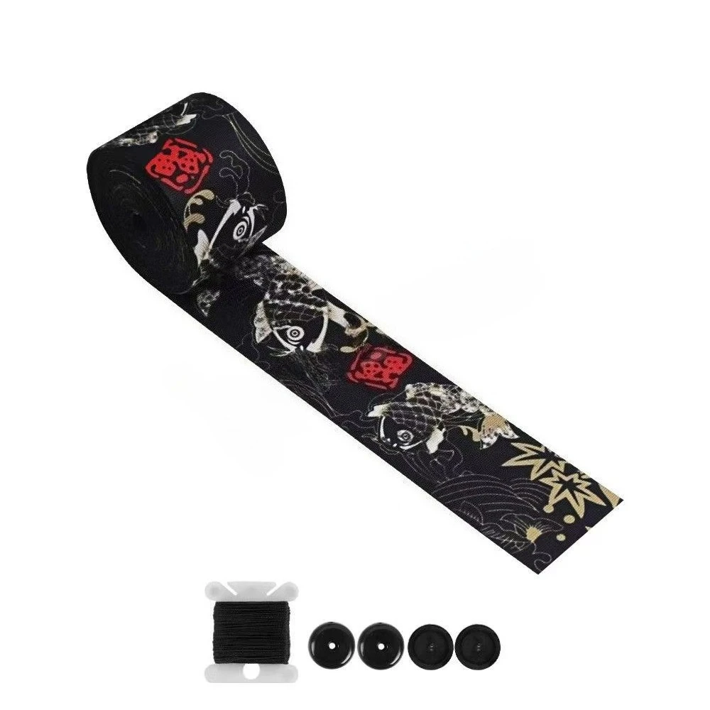 

Ремень безопасности с узором карпа кои, 4,8 см, разноцветный, тканый, для модификации автомобиля, для декора салона, в гоночном стиле